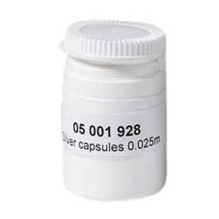 Silver capsules, V = 0.025 ml, 250 pcs./package