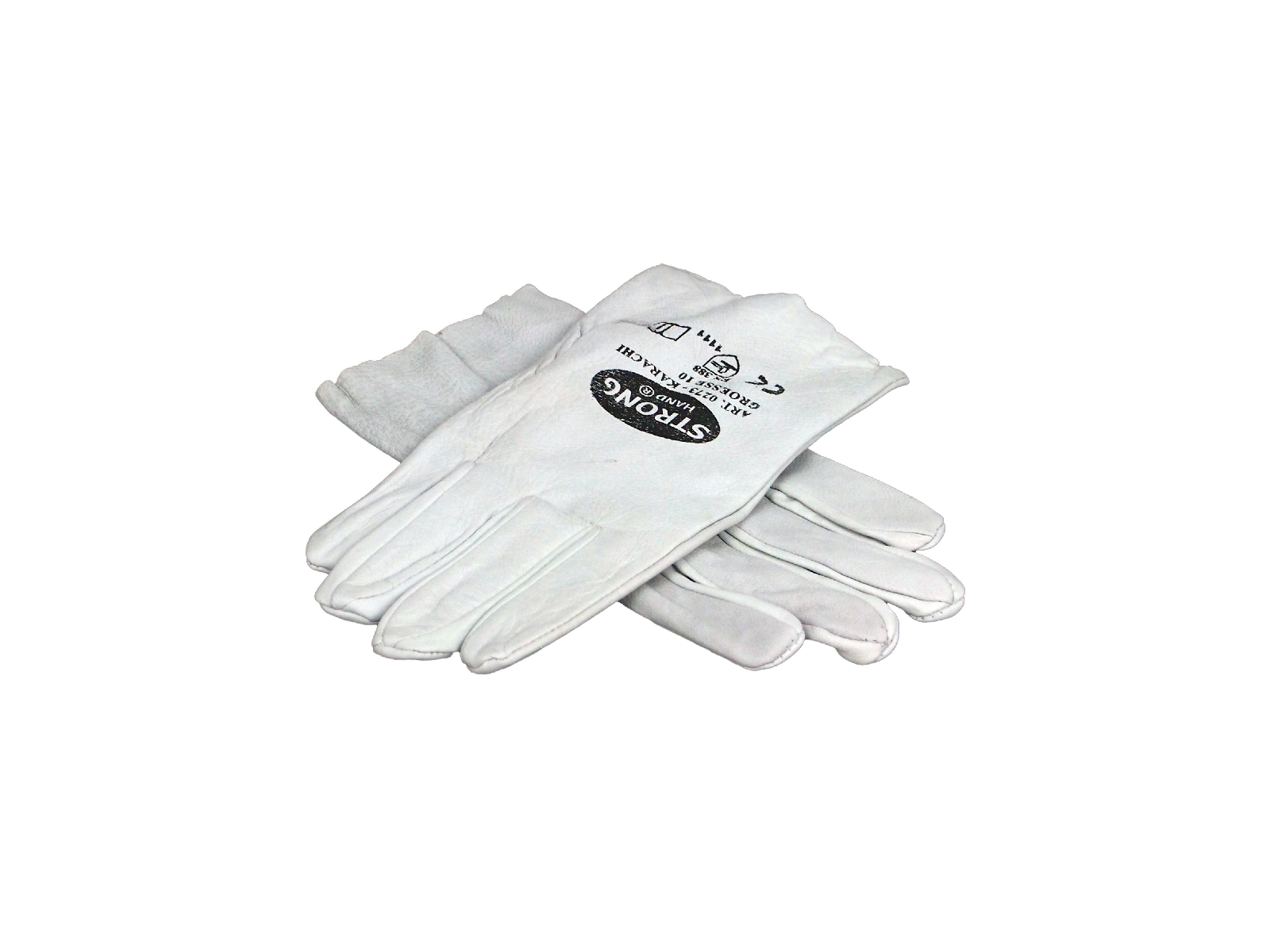 Leather gloves, 1 pair